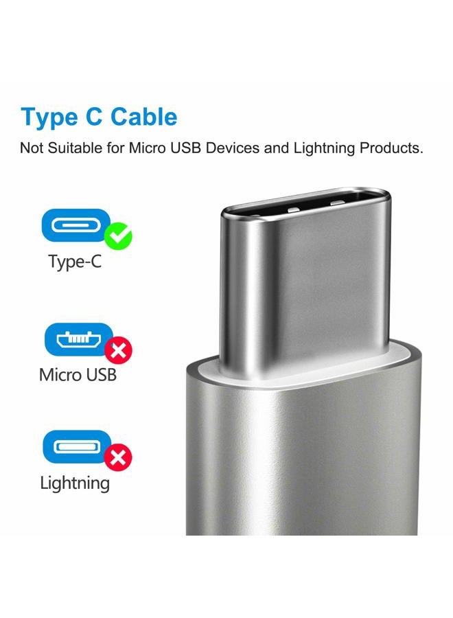 Fasgear 5m USB C Cable, 2-Pack 16.5ft Super Long Fast Charging USB 2.0 Type-C Cords Quick Charger Compatible for Galaxy S9/S10 Plus/S20 Ultra/Note 8,Pixel 4 XL, LG V30, Switch (Black&Blue) - Image 3